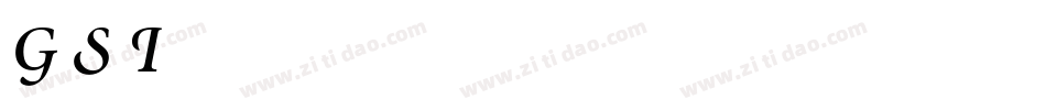 Gient Swash Italic字体转换